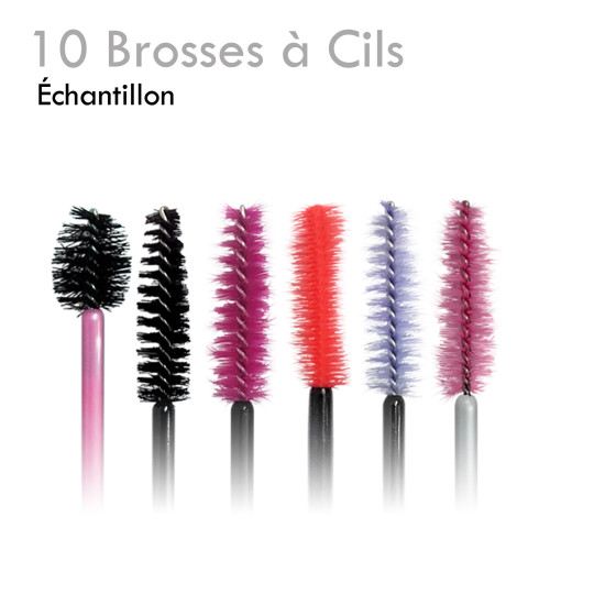 Lot 10 Brosses à Cils Offertes échantillon cadeau