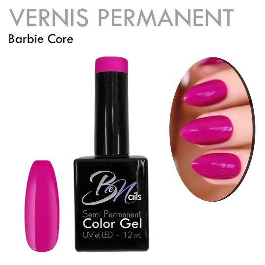 Vernis Semi Permanent Ultra Haute Tenue et Couvrance Optimale. Couleur Tendance Rose Violet Fuschia- Meilleur Qualité