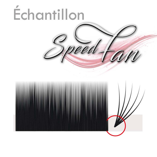 Échantillon de Cils, Découvrez les Speed Fan pour Extension Cil à Cil