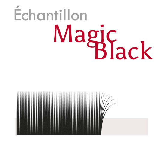 Échantillon de Cils, Découvrez les Magic Black pour Volume Russe, les extensions les plus noires !