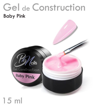 Gel de Construction - Builder Gel Baby Pink  Camouflage Naturel UV / Led idéal Modelage Rallonge Chablon - Boomer