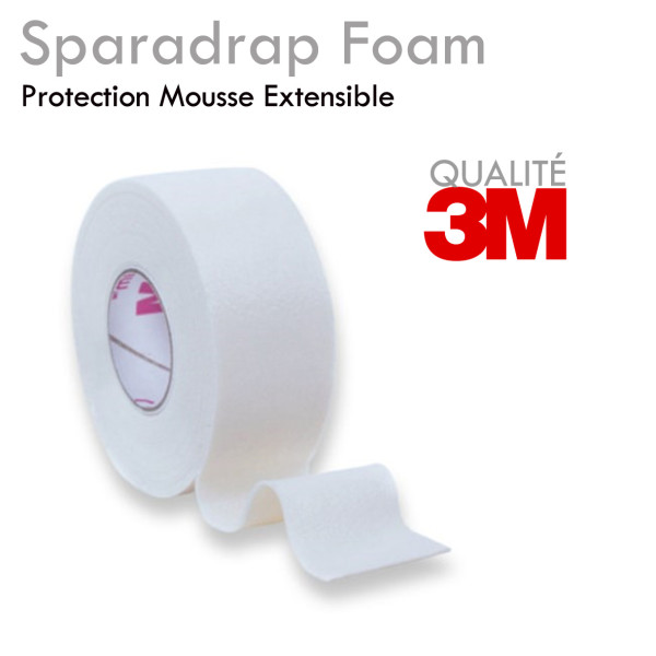 Foam Protect, un sparadrap en mousse élastique, de la marque 3M, dîtes adieu au sparadrap classique !