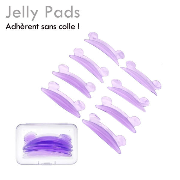 Jelly Pads, Silicone, coussinets de rehaussement, LashLift, sans colle !