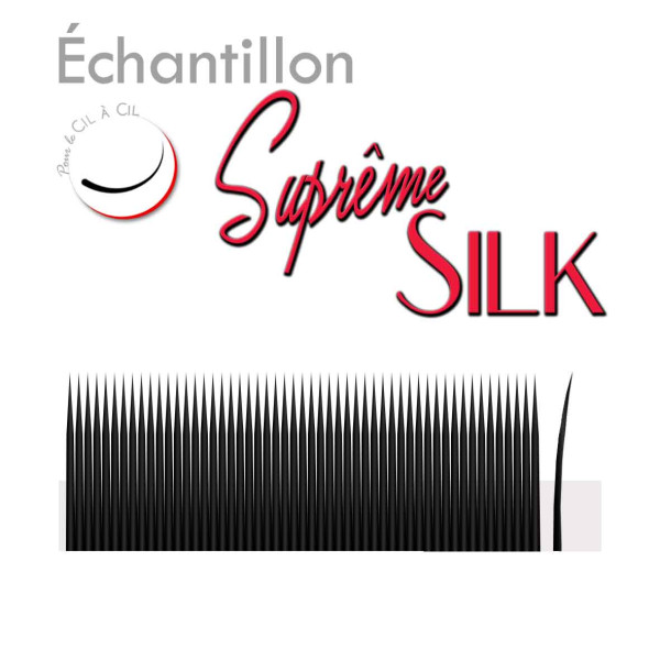 Échantillon de Cils, Découvrez les Supreme Silk pour Extension Cil à Cil