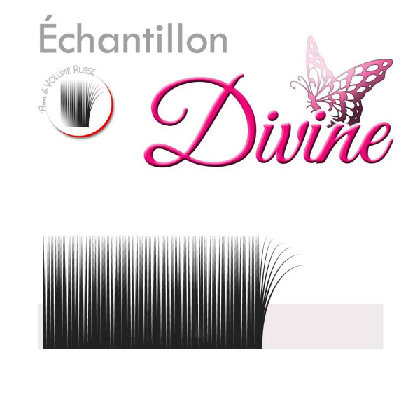 Échantillon de Cils, Découvrez les Divine pour Extension Volume Russe