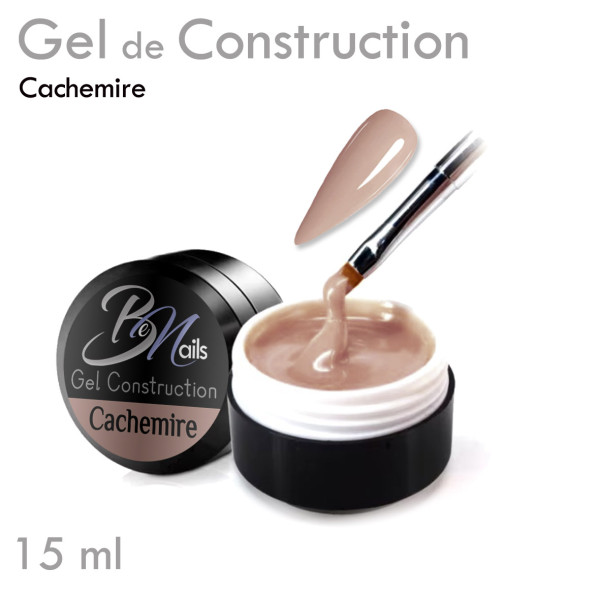 Gel de Construction - Builder Gel  Cachemire taupe  Camouflage Naturel UV / Led idéal Modelage Rallonge Chablon