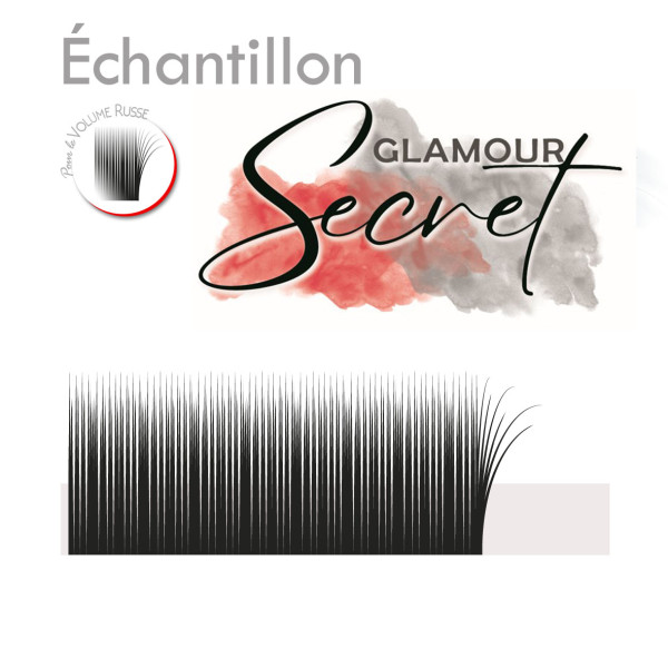 Échantillon extension de Cils, Découvrez les Glamour Secret regard Fox , ultra féminin, longueurs dégradées